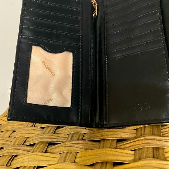 Bebe Black Quilted Women's Wallet - Picture 10 of 13